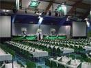 Generalforsamling til ca. 1600 personer i Hal 2
